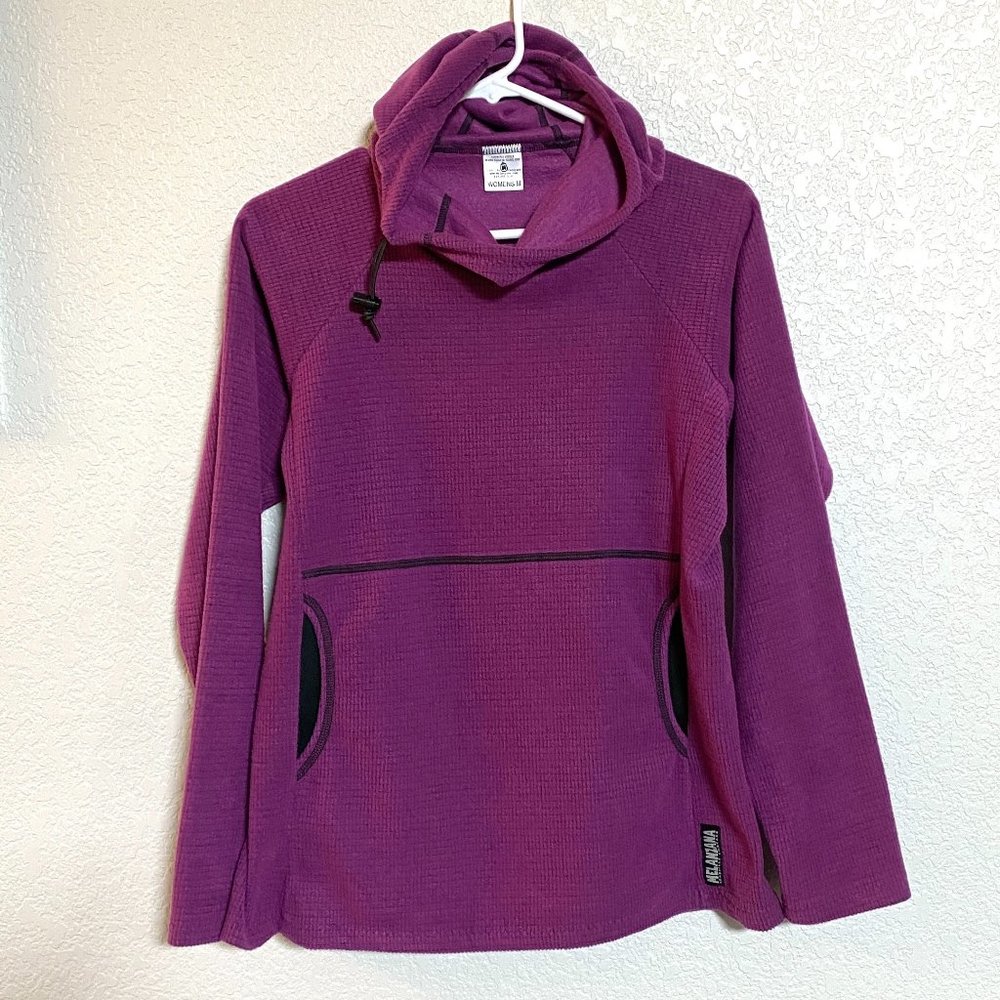 Melanzana Micro Grid Hoodie V1 Phlox Purple M